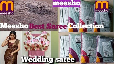 Meesho Saree Haul New Sarees Collection From Meesho Festive