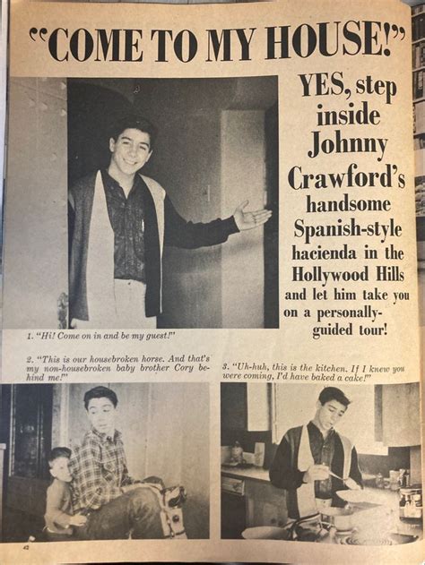 Johnny Crawford #johnnycrawford | Johnny crawford, Johnny, The donna reed show