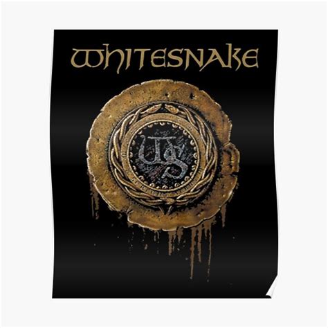 "Whitesnake logo - The old Whitesnake - Whitesnake logo brand - Whitesnake " Poster for Sale by ...