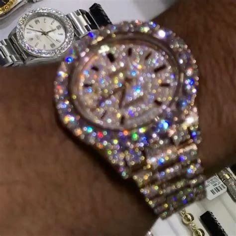 Bust down Rollie | Gold diamond watches, Expensive jewelry luxury ...