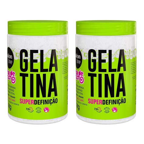 Kit 2 Gelatina To De Cacho Super Definição Salon Line 1kg Shopee Brasil