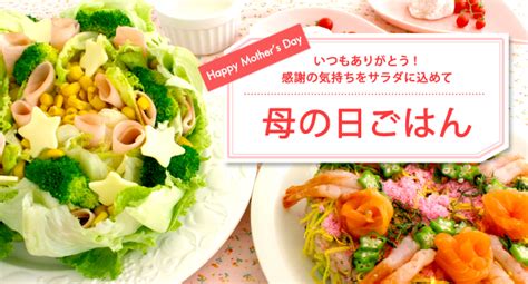 新着レシピ 母の日ごはん サラダカフェ Salad Cafe