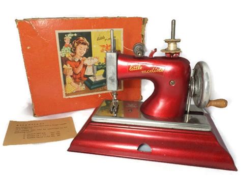 Vintage Toy Sewing Machine Childs Antique Retro Toy