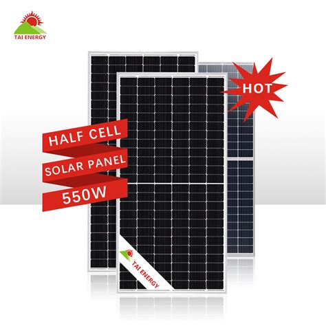 Tai Energy Panel Solar W High Efficiency Half Cut Mono House Solar