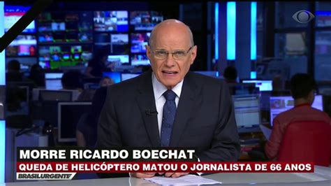 Ricardo Boechat morre após queda de helicóptero YouTube