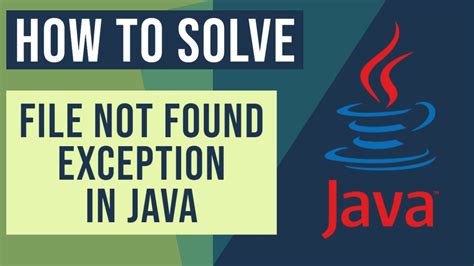 Solving Java Io Filenotfoundexception Examples Java Code Geeks