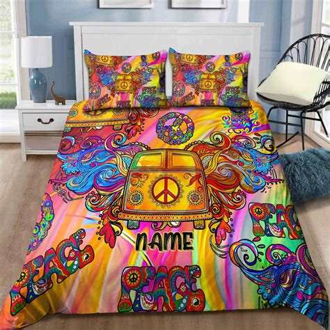 Resger Hippie Custom Name Bedding Set Vh447 Bvn Presgroup