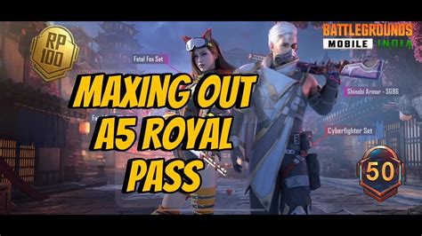 Maxing Out New A Royal Pass Upgradable Pan Skin M Pp Bizon