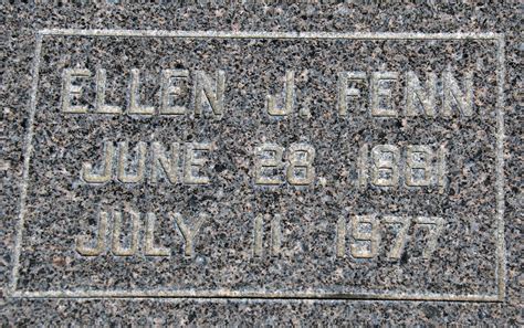 Ellen Jane Davis Fenn Memorial Find A Grave