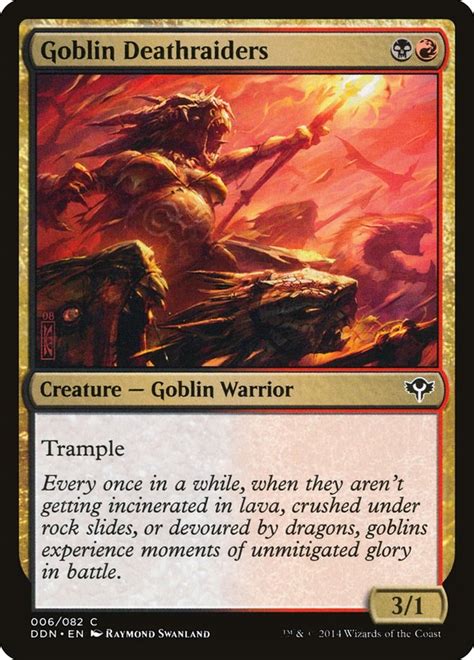 Goblin Deathraiders Duel Decks Speed Vs Cunning Magic The Gathering