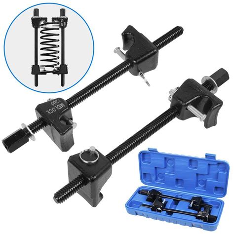 2PCS Car Coil Spring Compressor Heavy Duty Tool Suspension Clamp Kit