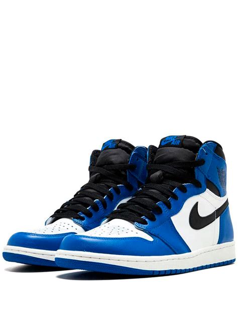 Tênis Nike Air Jordan 1 Retro High Og Azul E Branco Suagrife