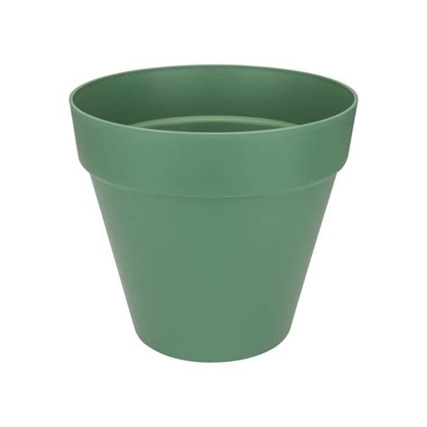 ELHO Pot De Fleurs Rond Loft Urban 20 Cm Vert Jade Cdiscount Jardin