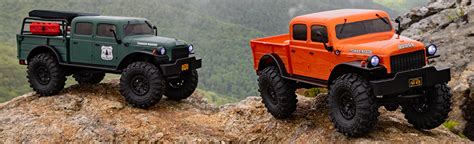 Axial Scx Dodge Power Wagon Wd Rock Crawler Cepillado Rtr Verde