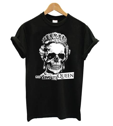 God Save The Queen Sex Pistols Skull T Shirt Km