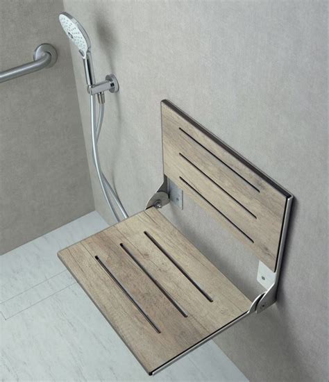 Folding Shower Seat, High Pressure Laminate – Apache Adaptive Solutions