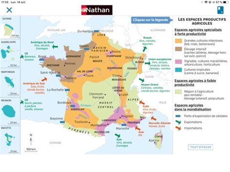 G Ographie Les Espaces Productifs Agricoles Rep Rage Dans L