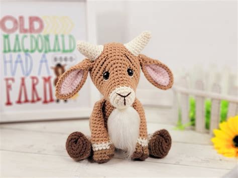 Goat Crochet Pattern Crochet Pattern Crochet Goat Amigurumi Etsy