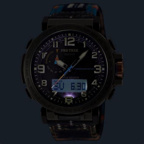 Casio Pro Trek X PENDLETON PRG 601PE 5DR Solar Powered Digital Analog