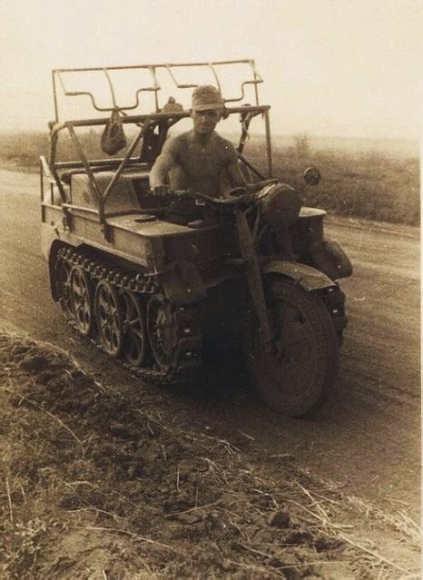 Sd Kfz 2 1 kleines Kettenkraftrad für Feldfernkabel Flickr