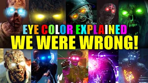 What The Eye Color Actually Means In Cod Zombies We Were Wrong Call