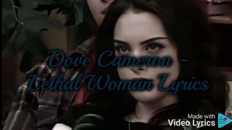 Dove Cameron Lethal Woman Lyrics 2 0 YouTube