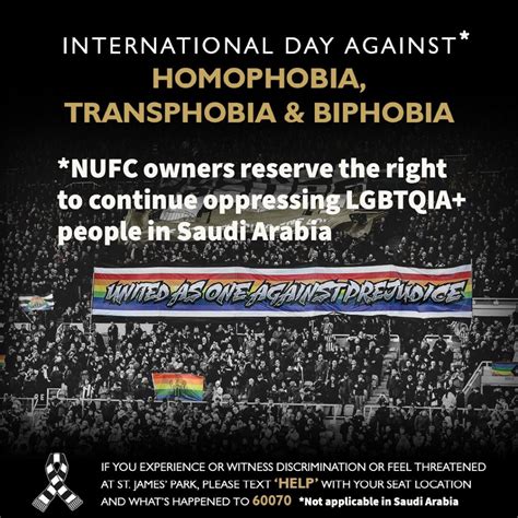 Nufc Fans Against Sportswashing On Twitter Notosaudisportswashing