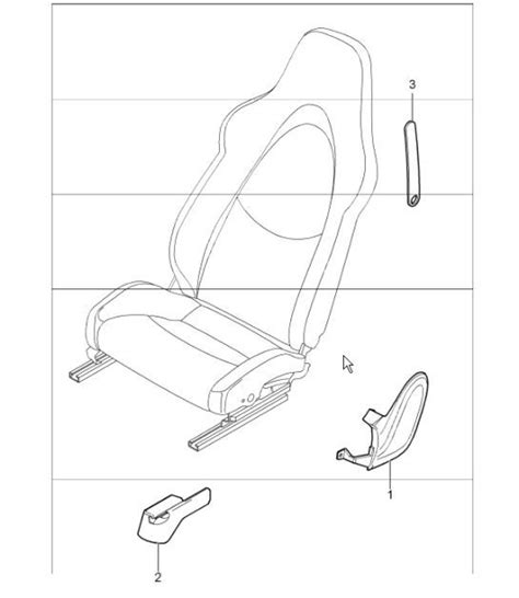 Front Seat Sports Seat Complete Not Available 987 Boxster Boxster S 2005 08 Porsche Parts