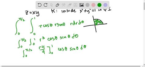 Solved Use A Double Integral In Polar Coordinates To Find The Volume