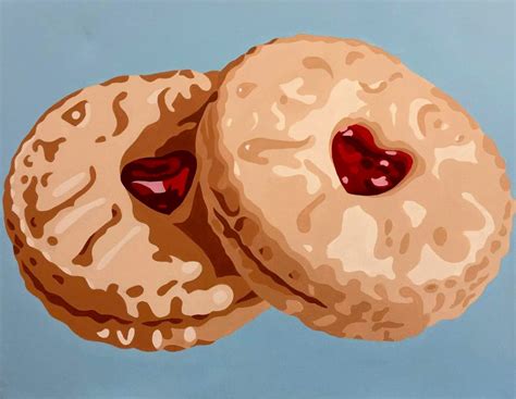 Jammie Dodgers By Diane Mclellan Food Art Food Projects Cookie Art