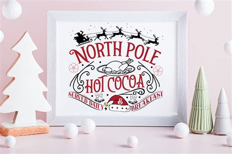Christmas Hot Cocoa Sign Bundle Christmas Hot Cocoa SVG By DESIGNS DARK TheHungryJPEG