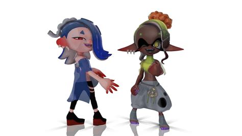 Mmd Splatoon 3 Shiver And Frye Dl By Kfaghahahahagv On Deviantart