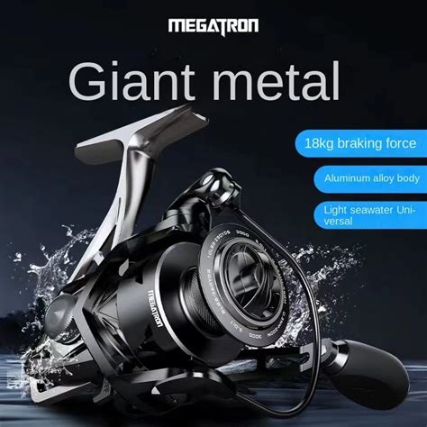 Megatron Kg Max Drag Carbon Drag Spinning Fishing Reel With Large