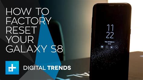 How To Factory Reset Your Galaxy S8 Youtube