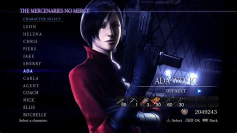 Resident Evil 6 The Mercenaries Ada Urban Chaos No Mercy Full Combo No