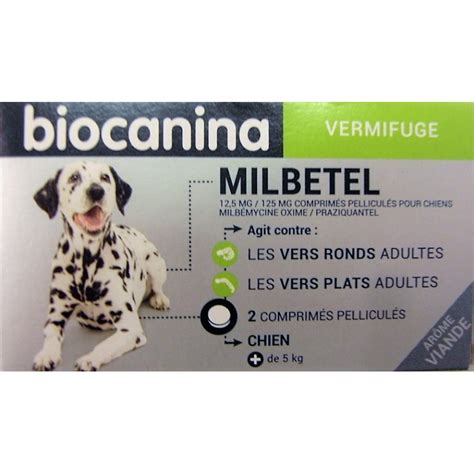 Biocanina Milbetel Vermifuge Chien De Kg