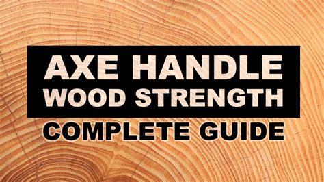 Axe Handle Wood Types: Impact Bending Data - Buy Axes Online