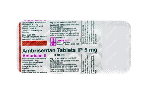 Ambrican 5 MG Order Ambrican 5 MG Tablet Online At Truemeds