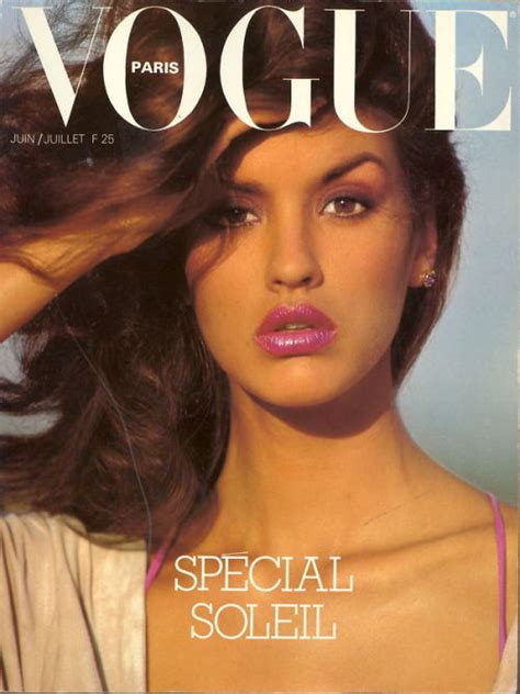 Super Seventies Janice Dickinson On The Cover Of French Vogue