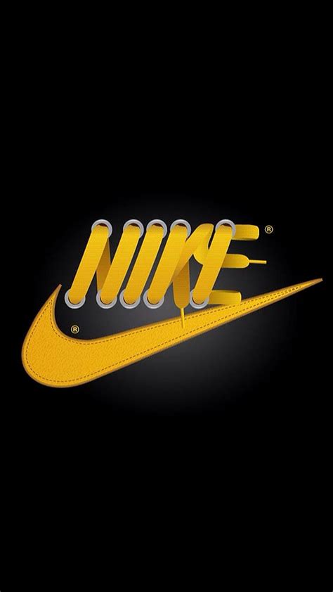 Nike Logo Yellow