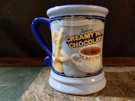 THE POLAR EXPRESS Authentic Creamy Hot Chocolate Mug Cup