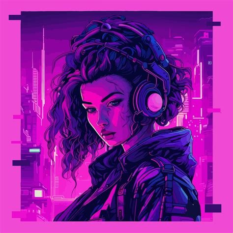 Premium Vector Cyberpunk Vector Illustration Design For Tshirt