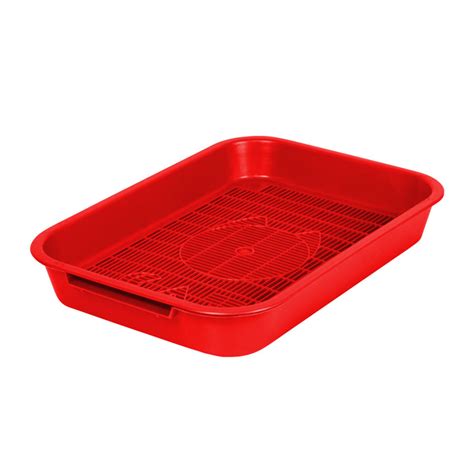 Купить Туалет для кошек с сеткой "CAT", 35х25х5 см в ZooCool - Цена 89 грн