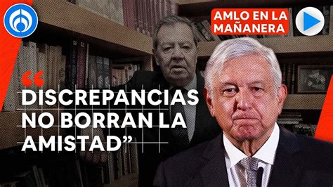 AMLO lamentó el fallecimiento de Porfirio Muñoz Ledo YouTube