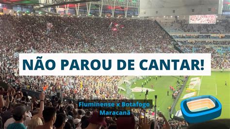 Apoio da torcida Tricolor após o apito final de Fluminense x Botafogo