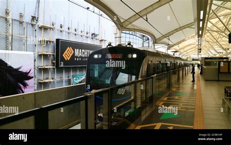 Jakarta Indonesia March Mass Rapid Transit Mrt Trains At