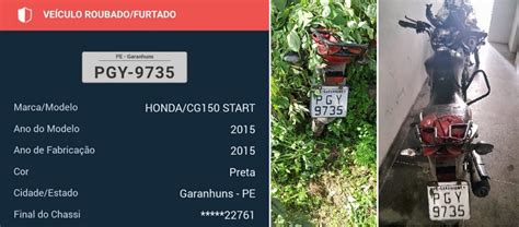 Portal Agreste Violento Em Guas Belas Pm Apreende Moto Roubada Em