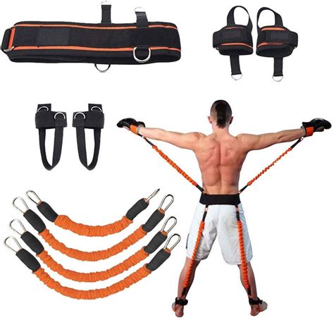 Sunsign 9 Pcs Resistance Band Exercises Set For Arms And Legs Train