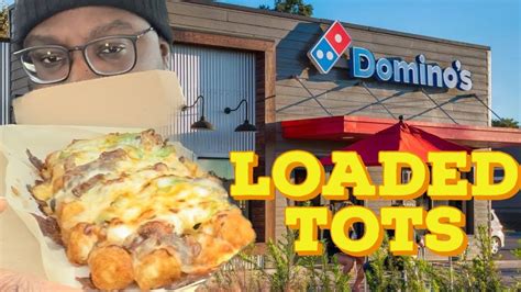 Dominos Loaded Tots Review Youtube