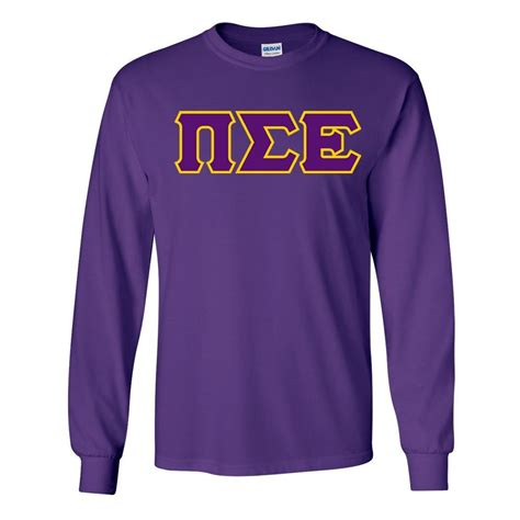 Pi Sigma Epsilon Custom Twill Long Sleeve T Shirt Greek Gear